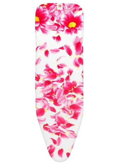 اشتري Pink Santini Ironing Board Cover With 4 Mm Foam - 124 X 38 Cm, Size B في الامارات