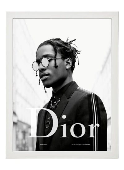 اشتري Asap Rocky Dior Poster With Frame 30X40 cm في الامارات