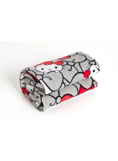 اشتري Blanket With Sleeves and a Pocket - Deluxe Hello Kitty Print في الامارات