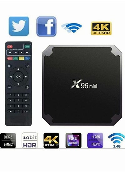 Buy X96mini Network Set-Top Box S905W 4K HD WiFi Android Smart TV box in Saudi Arabia