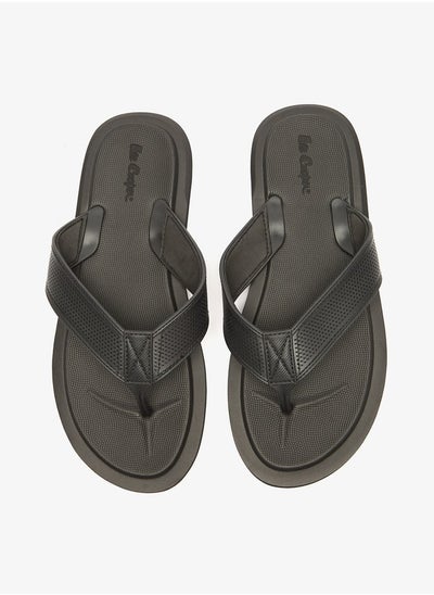 اشتري Men's Logo Detail Flip Flops في الامارات