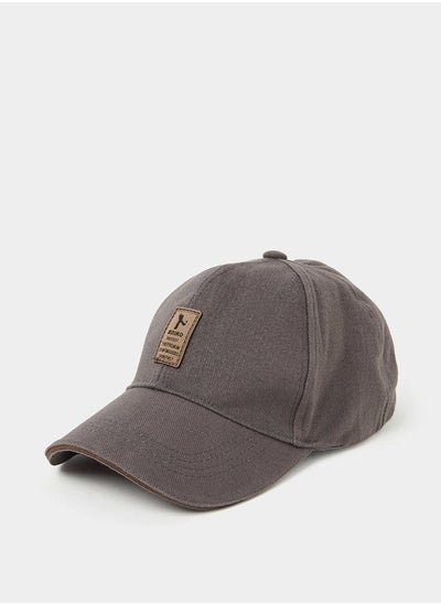 Buy Faux Leather Patch Baseball Cap in Saudi Arabia