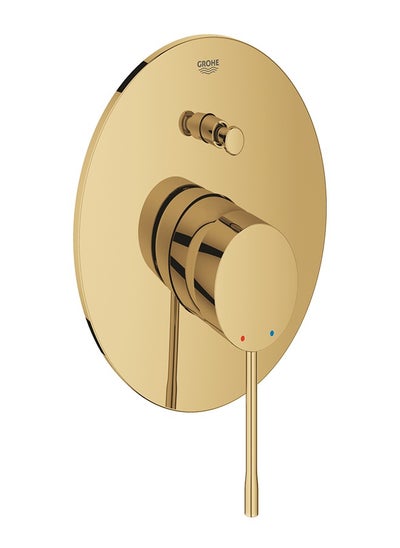 Buy Bathtub mixer with adapter 19285GL1 Essence Grohe Gold in Egypt