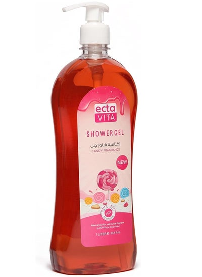 Buy Ecta Vita Shower Gel Candy Fragrance 1000 ML in Egypt