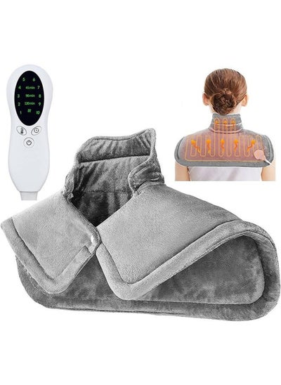 Buy Electric Heating Pad With 10 Heat Setting 3 Timer Options Auto Shut Off And Washable in UAE