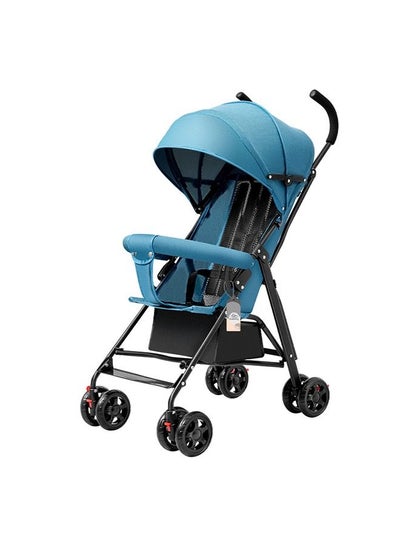 اشتري Lightweight Folding Simple Ultra-small Children's Stroller Portable Umbrella Cart Trolley في السعودية