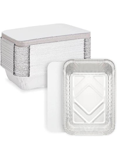 Buy Aluminum Foil Containers And Board Lids Sets(50PCS) in Egypt