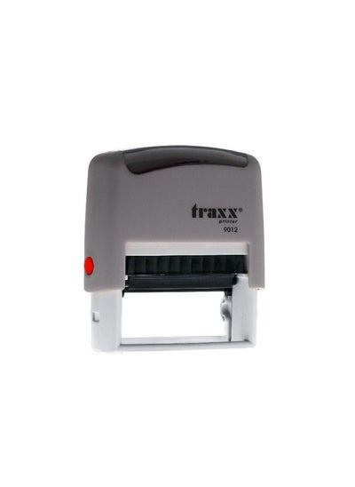 Buy Self inking text stamp 9012 48×18mm Cool grey in UAE