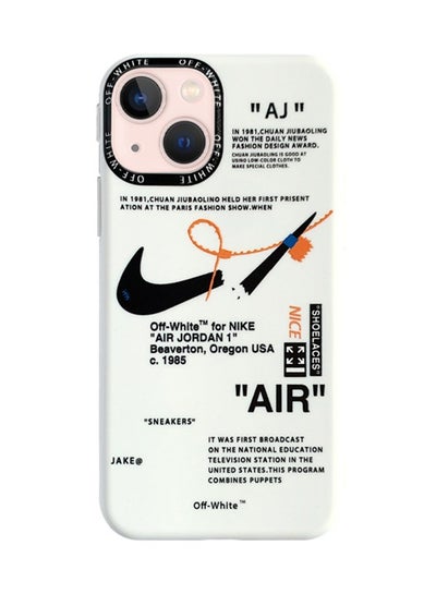Buy Protective Case Cover For Apple iPhone 15 Nike Off-White Case White in UAE