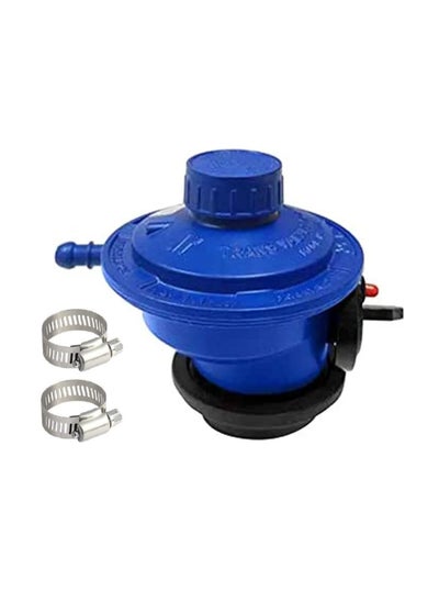 Buy GAS REGULATOR ,patio gas regulator, Gas Grill Control Valve Table Top Regulator with intel pressure 0.3-16Bar, 22MM  ,90mBAR , CLIP ON TYPE, Gas cylinder regulator in Saudi Arabia