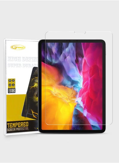 Buy Premium 9H 0.33 mm thickness HD Tempered Glass Screen Protector for Apple iPad  Pro 11 (2020, 2021, 2022) 11 Inch – Full Cover, Anti Fingerprint, Anti Bubbles Scratch Resistant, Easy Installation in Saudi Arabia