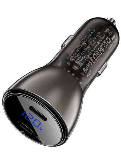 اشتري Fast Charge Car Charger B10 - 60W (2x USB-C) في الامارات