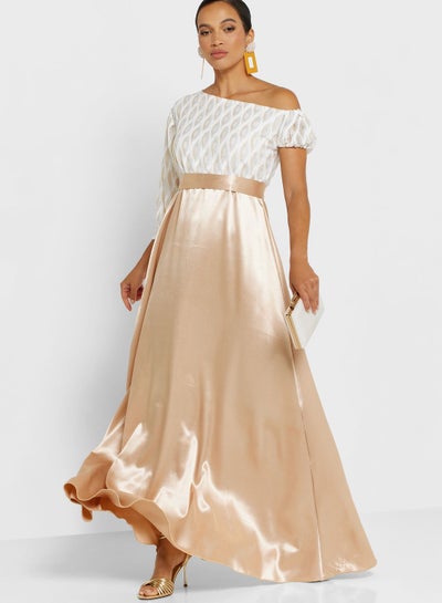 Buy One Shoulder Embellished Dress in UAE