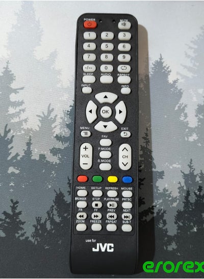 اشتري Replacement Universal Remote Control For Jvc Pro LED LCD Smart TV Black في السعودية