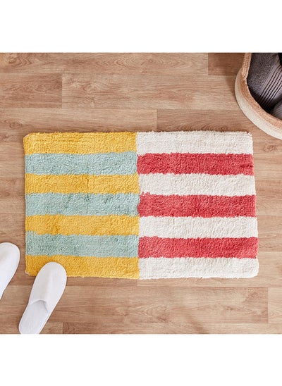 Buy Milo Cotton Bath Mat 80 x 50 cm in Saudi Arabia