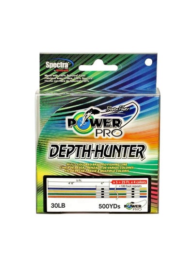 اشتري Shimano Power Pro Depth Hunter 500 YDs multi-color Braided Line في الامارات