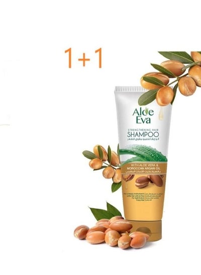 Buy Strengthening Hair Shampoo with Aloe Vera and Moroccan Argan Oil 2 X 230ml in Egypt