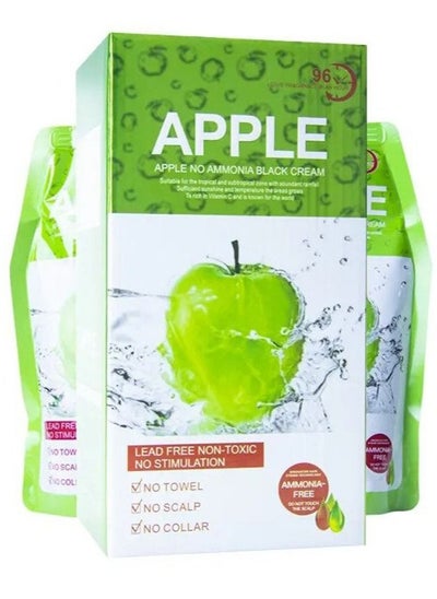 Buy Apple Natural Hair Color Cream 96 Ammonia Free 1000ml in UAE