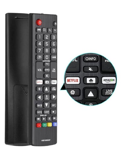 اشتري Replacement Remote Control Compatible With LG Smart TVs LCD LED 3D HDTV Black في السعودية