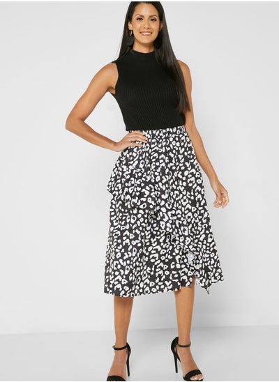 Buy Printed Midi Skirt in Saudi Arabia