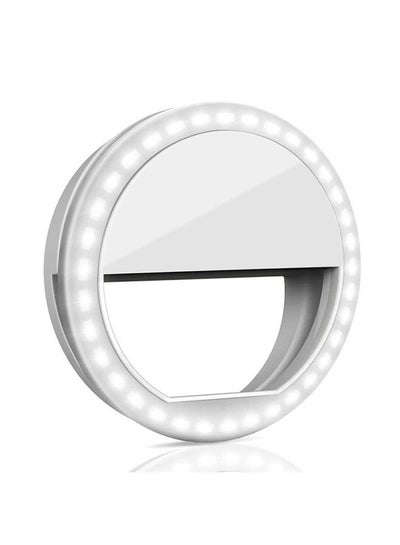 اشتري Selfie Ring Light, QIAYA Portable Clip Selfie Light with 36 LED for Smart Phone Photography, Camera Video في الامارات