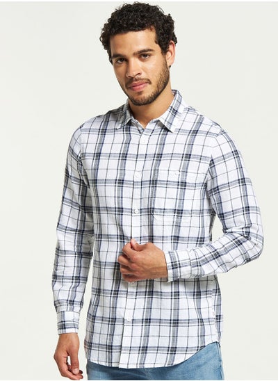 Buy Check Print Regular Fit Shirt in Saudi Arabia