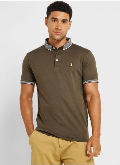 Buy Mens Ss Jersey Polo With Split Hem Side in Saudi Arabia