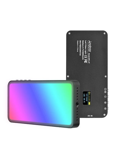 Buy Andoer RGB LED Video Light Portable Light Panel 3000K-6500K Dimmable Brightness 30 Special Effects CRI ≥95 for Portrait Video Recording Product Photography in Saudi Arabia