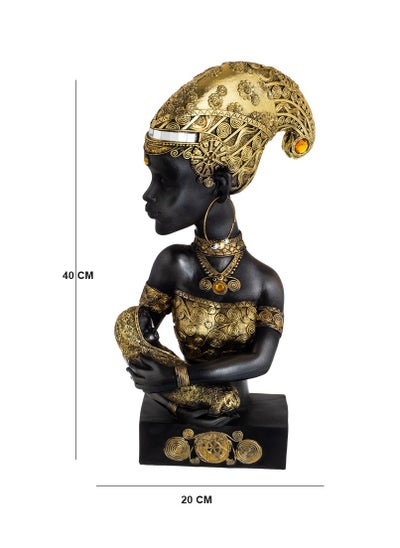 Buy Decorative figurine of an African girl with her child, with an elegant and beautiful design in Saudi Arabia