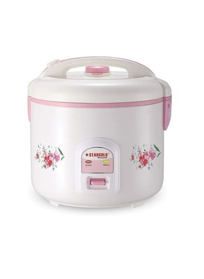 Buy Sg 1381 1.8L Multi Cooker White And Pink in Saudi Arabia