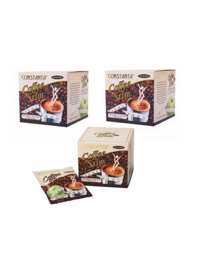 اشتري Pack of 3 Coffee Srim With Sugar Free 12 Sachets 180 grams في الامارات