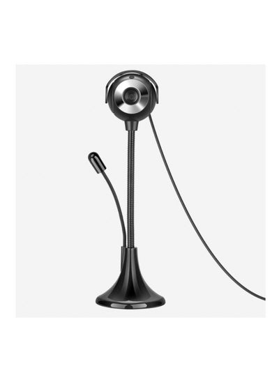 اشتري HD PC Webcam USB High With Microphone Flexible Rotatable Stander Black في السعودية