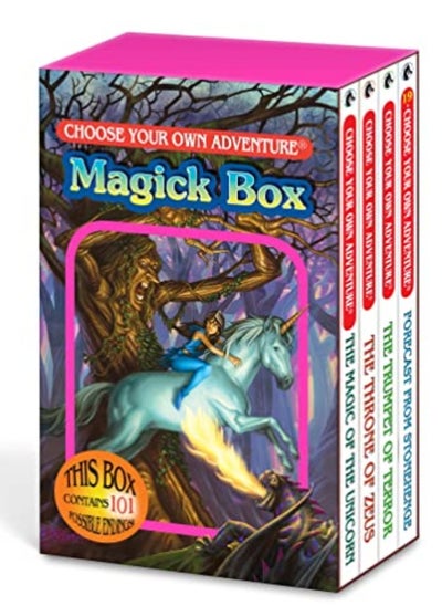 اشتري Choose Your Own Adventure 4Book Boxed Set Magick Box The Magic Of The Unicorn The Throne Of Zeus by Lerme Goodman, Deborah - Montgomery, R a Paperback في الامارات