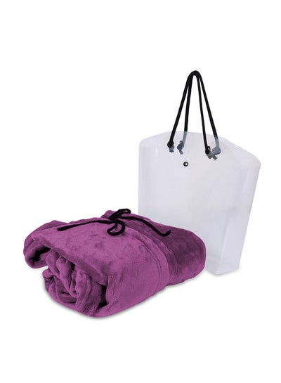 Buy Blanket (Fleece) Purple 160x180cm in Egypt