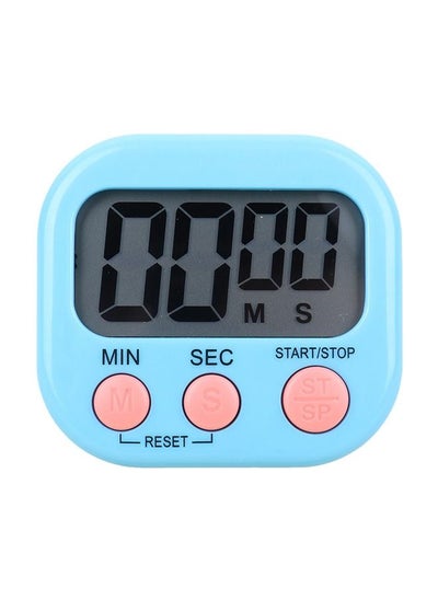 اشتري LCD Digital Kitchen Countdown Magnetic Timer Blue في السعودية