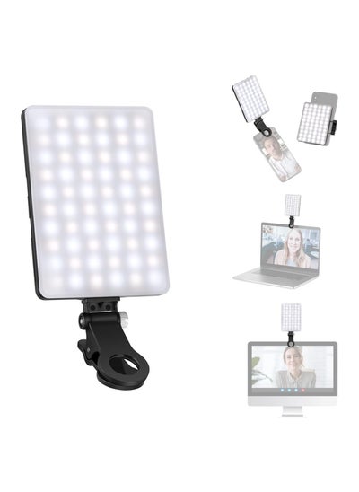 Buy LED video lamp with front and rear clamp, 3 mobile adjustable lighting modes in UAE