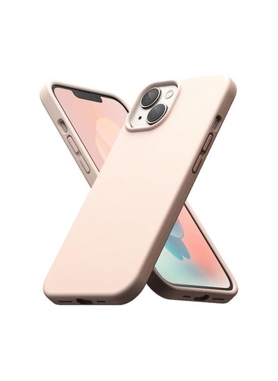 Buy Compatible with iPhone 15 Plus/iPhone 14 Plus Case 6.7", Slim Liquid Silicone 3 Layers Soft Gel Rubber Cover Protective Phone Case with Anti-Scratch Microfiber Lining in Egypt