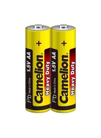 اشتري Camelion AA R6 1.5V Zinc-Carbon Batteries, 2-Pack في مصر