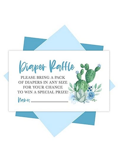 Buy 25 Baby Shower Diaper Raffle Tickets For Baby Shower Boy Cactus Baby Shower Games For Boys Diaper Raffle Cards Baby Raffle Tickets Baby Shower Invitation Inserts Baby Shower Ideas in Saudi Arabia