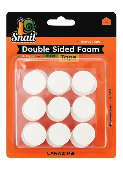 Buy Snail 4-Piece Heavy Duty Foam Double Sided Tape in Saudi Arabia