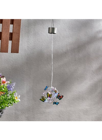 Buy Lyn Solar Decorative LED Hanging Light 10 x 40 x 10 cm in UAE