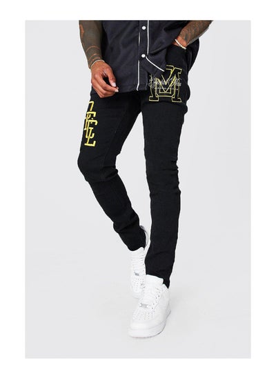 Buy Skinny Stretch Ofcl Varsity Jeans in UAE