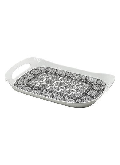 Buy Rk Comfort Tray Large Black Abstract, Dwt1072Bab, 16.25" X 10.25" in UAE