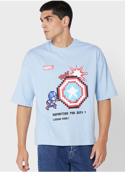 Buy Captain America Oversize T-Shirt in UAE