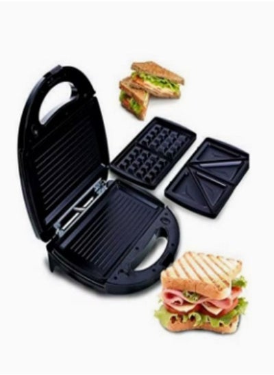 Buy 3 In 1 Sandwich Grill And Waffle Maker in Egypt