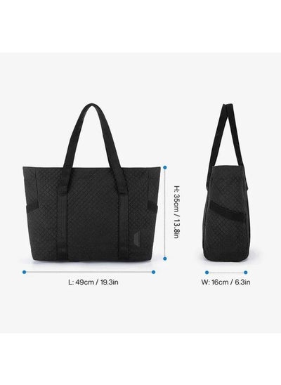 اشتري BAGSMART Black Bonchemin Extra Large Tote Bag في الامارات