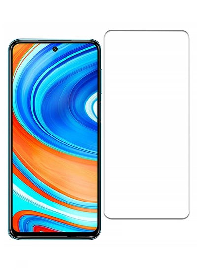 Buy Tempered Glass Screen Protector Clear Designed For Xiaomi Redmi Note 9 Pro Max Full Screen Coverage And Bubble Free in UAE