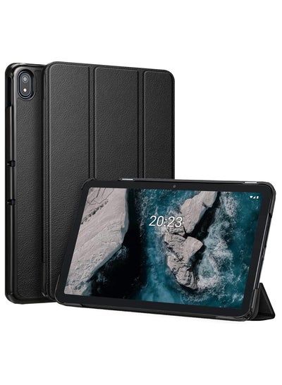 Buy Ecosystem Case for Nokia T20 Tablet 10.36 Inch 2021 Model (TA-1392 TA-1394 TA-1397), Trifold Stand Lightweight Slim Shell Protective Cover with Auto Sleep/Wake for Nokia T20 10.36" 2021 (Black) in Egypt