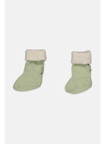 اشتري Toddlers Unisex Rain Boot Cuffs, Olive/Off White في الامارات