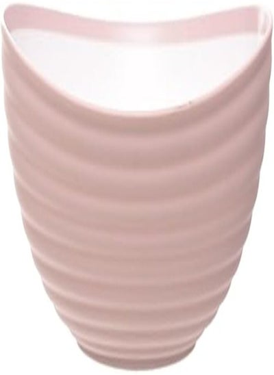 اشتري Aksa 1325/06/1226 Solo Plastic Oval Bowl - Light Pink في مصر